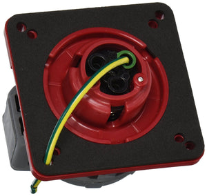 Hubbell HBL320R7W Pin and Sleeve IEC Receptacle, 2 Pole, 3 Wire, 20 amp, 480V, Watertight Hardware > Power & Electrical Supplies Hubbell 