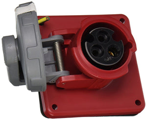 Hubbell HBL320R7W Pin and Sleeve IEC Receptacle, 2 Pole, 3 Wire, 20 amp, 480V, Watertight Hardware > Power & Electrical Supplies Hubbell 