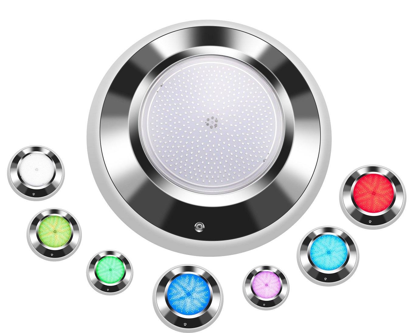 Pool Tone Color LED Nicheless Wall Pool Light 12 or 120 Volts 15-150 Ft Cord Home & Garden > Pool & Spa Pool Tone 