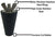 Rubber plug for Skimmer or Return Lines - Expands 1-2 Inchs for PVC Leak Detection and Troubleshooting Home & Garden > Pool & Spa Pooltone 